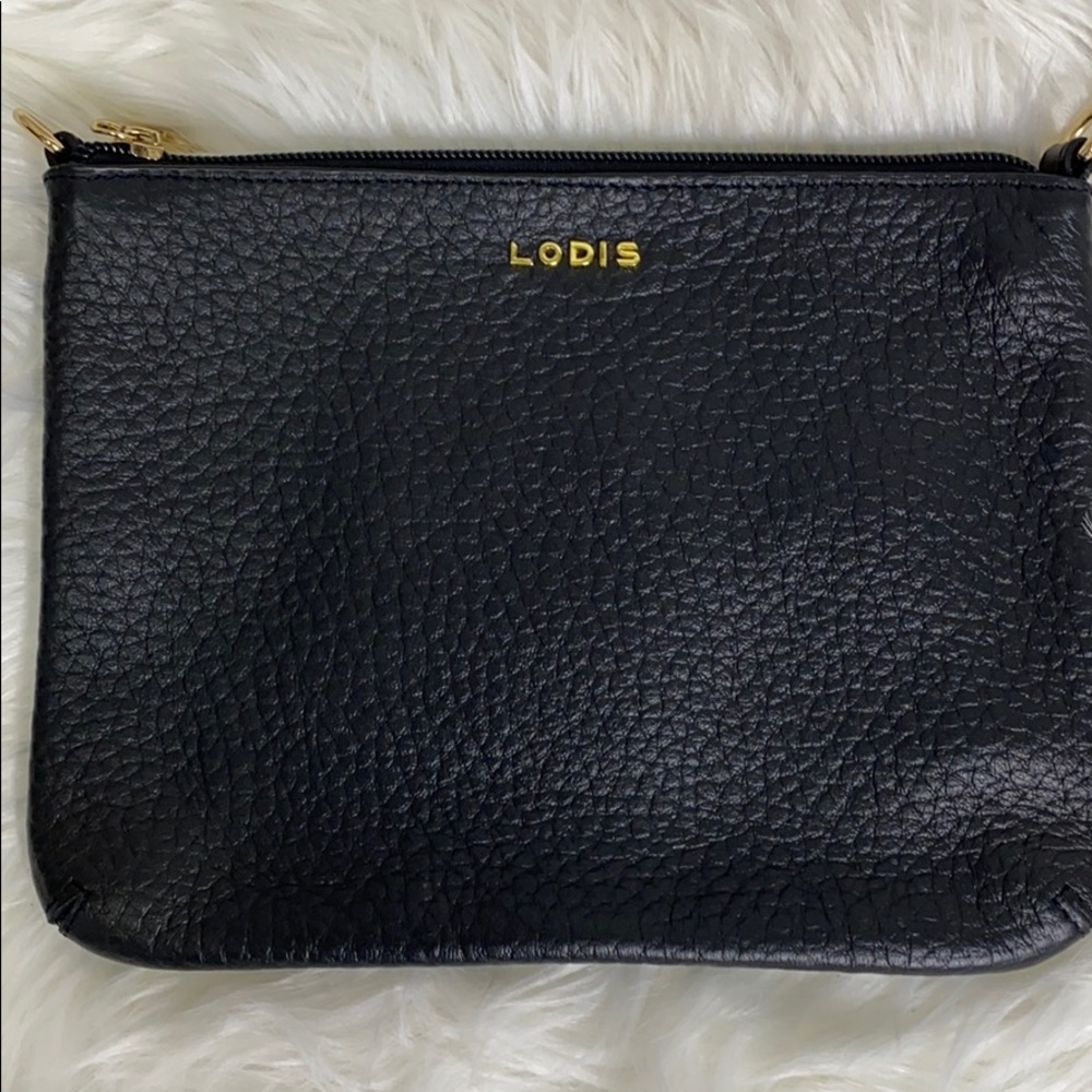 Lodis Pebbled 100% Leather Bag Purse (No Strap)
